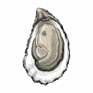 Barnstable oyster illustration