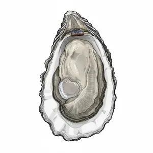 Bedeque Bay oyster illustration
