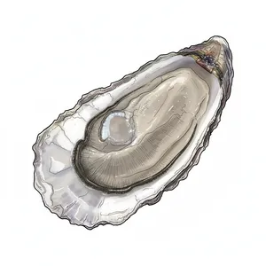 Bodie Island oyster illustration