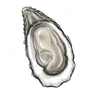 Boomamoto oyster illustration