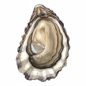 Cliff Point oyster illustration
