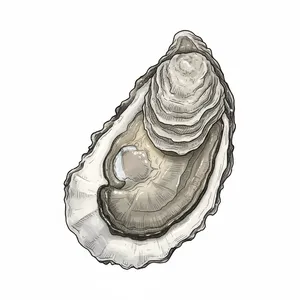 Colonial Cocktails oyster illustration