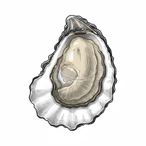 Eagle Rock oyster illustration