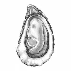 Eros oyster illustration