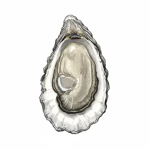 Fishers Island oyster illustration