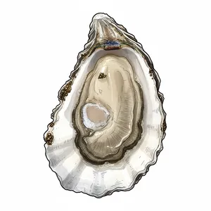 Golden Nugget oyster illustration