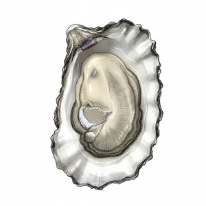 Hog Island Highwater oyster illustration