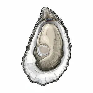 James River oyster illustration