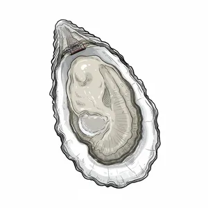 Jupiter Point oyster illustration