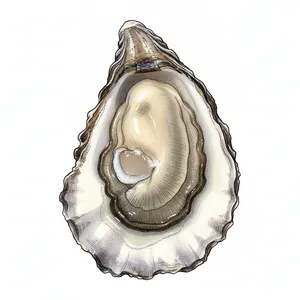 Kumiai oyster illustration