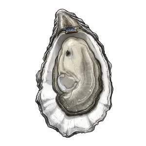 La Saint Simon oyster illustration