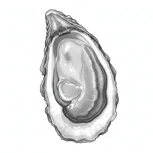 Little Ram oyster illustration