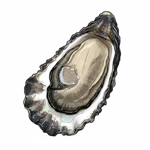 Malaspina oyster illustration