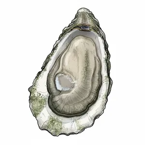 Mecox Bay oyster illustration