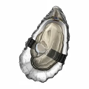 Montauk Pearl oyster illustration