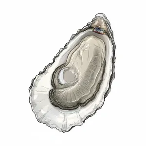 Norumbega oyster illustration
