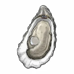 Pipes Cove oyster illustration