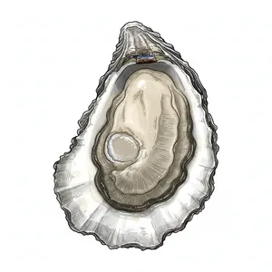 Rainier oyster illustration