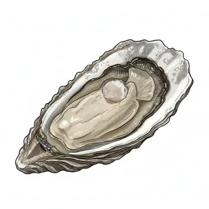 Rappahannock oyster illustration