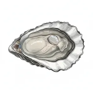 Royal Courtesan oyster illustration