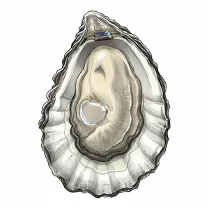 Sanctuary oyster illustration