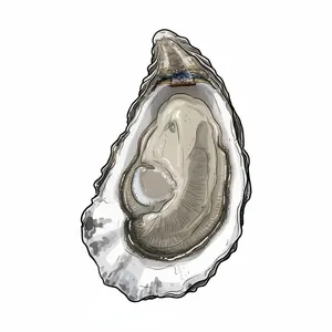 Shelter Island oyster illustration