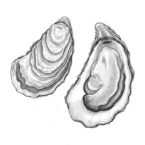 Snow Hill oyster illustration