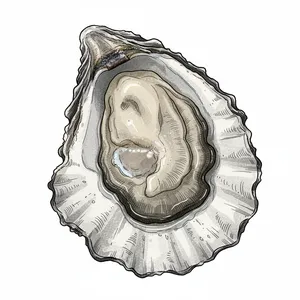Spring Creek oyster illustration