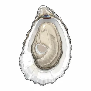 Summer Ice oyster illustration