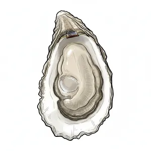 Sweet Petite oyster illustration
