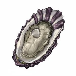 Wildcat Cove oyster illustration