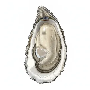 Wiley Point oyster illustration