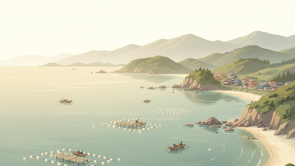 Japan oyster growing region